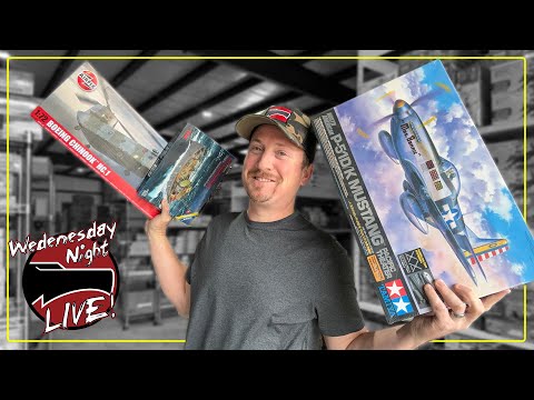 Squadron Wednesday Night LIVE!! Scale Models Model Building Podcast Show!