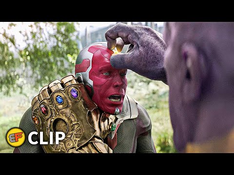 Thanos Kills Vision - Thanos Uses Time Stone | Avengers Infinity War (2018) IMAX Movie Clip HD 4K