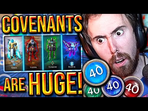 Years of Content! A͏s͏mongold Reacts to Bellular's Covenants GUIDE - Renown & Rewards | Shadowlands