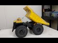 Toy Dump Truck Conversion To RC Dump Test Part 4 Finished