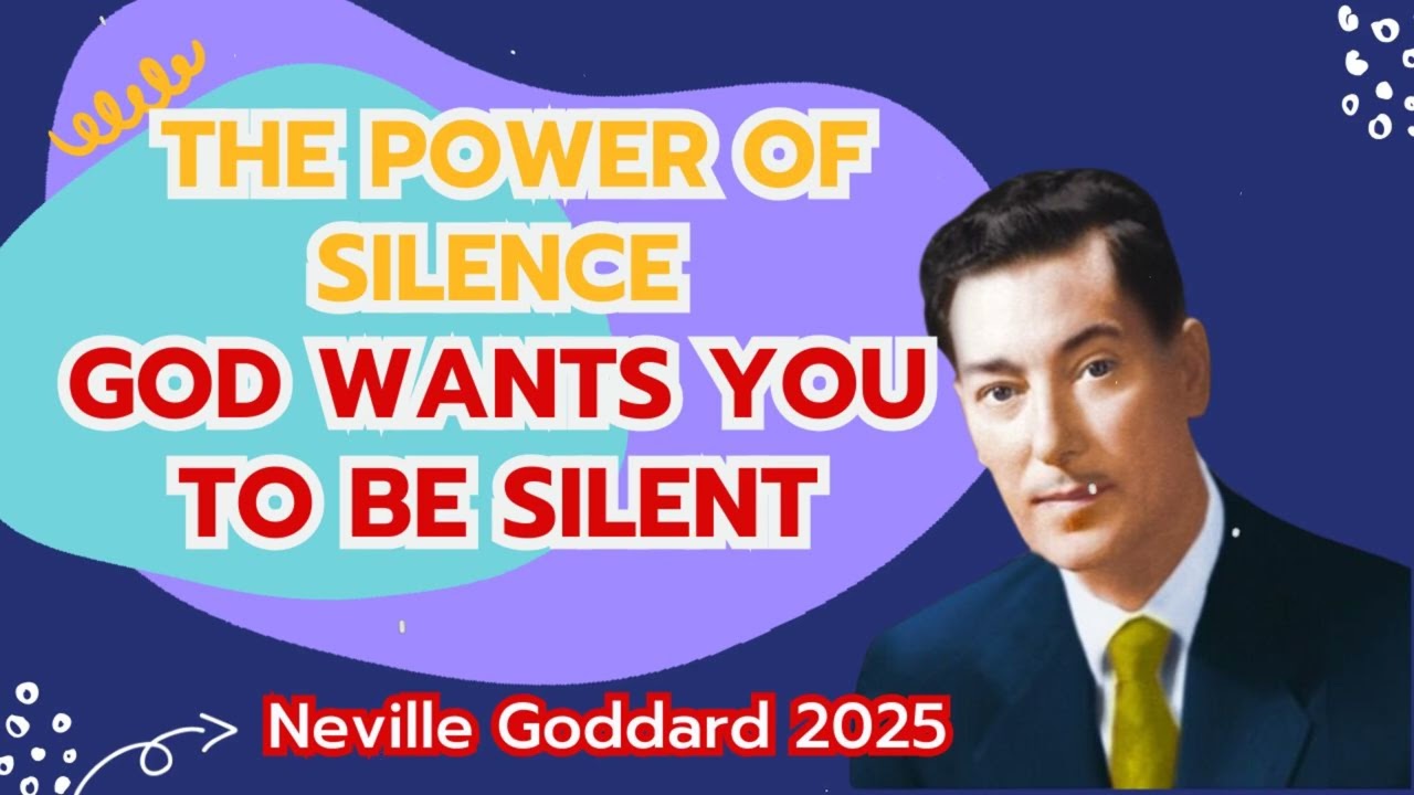 Neville Goddard - The Power Of Silence- God Wants You To Be Silent