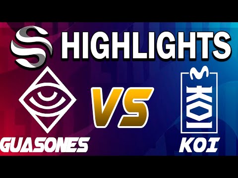 GUASONES VS MOVISTAR KOI HIGHLIGHTS - LEAGUE OF LEGENDS - SUPERLIGA 2025 PRIMAVERA - JORNADA 7