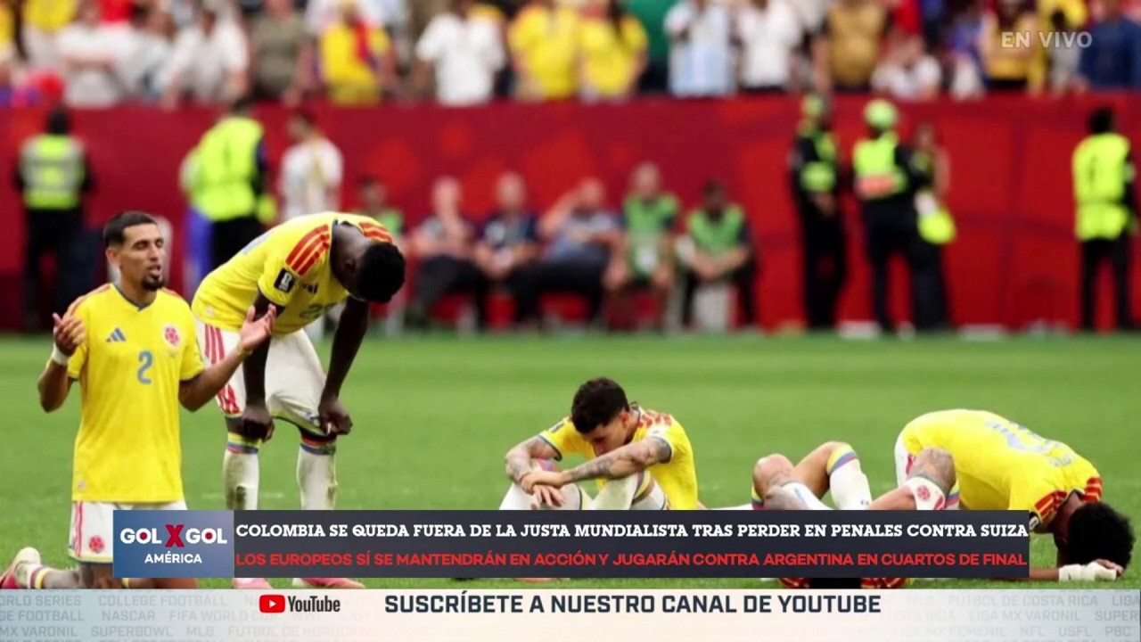 💥 SUIZA (4) 0-0 (3) COLOMBIA | Se acabó la aventura de la Selección Colombiana en penales | GolXGol