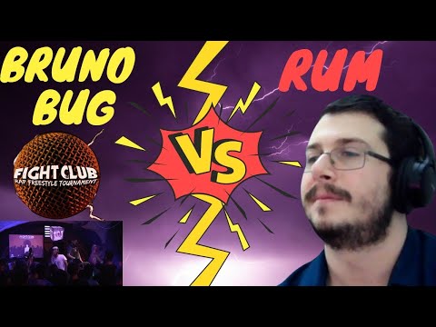 Reazione FIGHT CLUB - BRUNO BUG vs RUM - OTTAVI DI FINALE - Turno 1