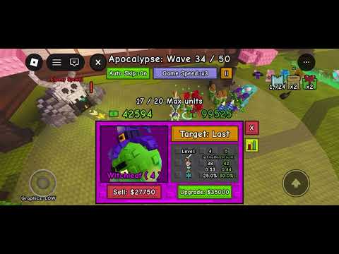 5:31 Duo Dojo Apocalypse Speedrun with @rdofriend | Garden Tower Defense