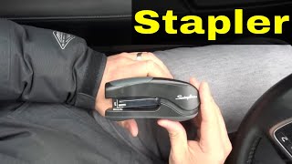 How To Refill A Stapler-Tutorial For Putting More Staples In