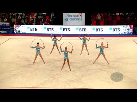 Spain (ESP) - 2019 Rhythmic Junior Worlds, Moscow (RUS) - Qualifications 5 Hoops