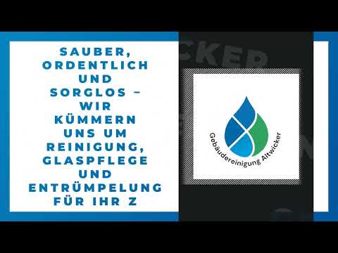 Gebäudereinigung Altwicker YouTube-Vdeominiatur 3