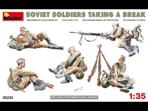 Сборная модель: Солдаты на привале (Miniart 35233) 1:35