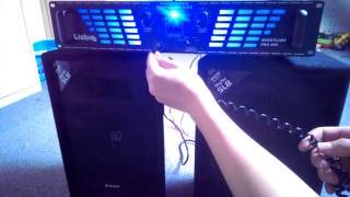 Unboxing von 1800 watt Verstärker und Skytec SL8 800 watt