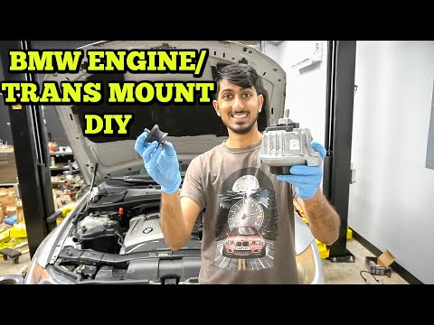 BMW E90 ENGINE AND TRANSMISSION MOUNTS DIY