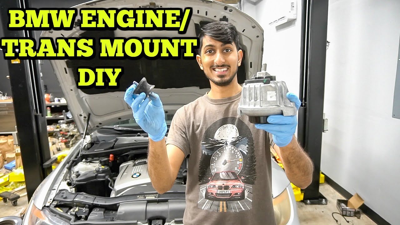BMW E90 ENGINE AND TRANSMISSION MOUNTS DIY