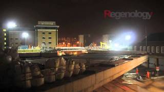 preview picture of video 'Caversham Rail Bridge Replacement, Reading, December 2010 - Time-lapse Movie by Regenology Ltd.'