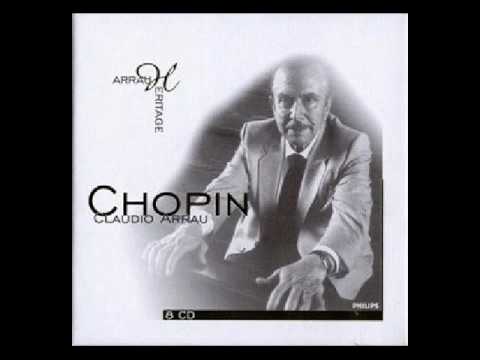Chopin by Arrau - (Part 1/2) Fantasy on Polish Airs in A, op. 13