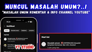 Download lagu Common Issues with Comments and Channel Info Display in YouTube Studio || Why? Let's watch this v... mp3