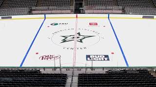 NHL in 30 seconds! Time lapse transformation of Dallas Stars ice build at American Airlines Center