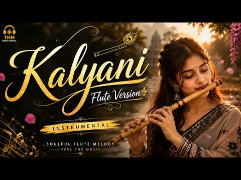Kalyani Flute Version Instrumental | Soulful Bamboo Flute Cover | Relaxing Instrumental Music