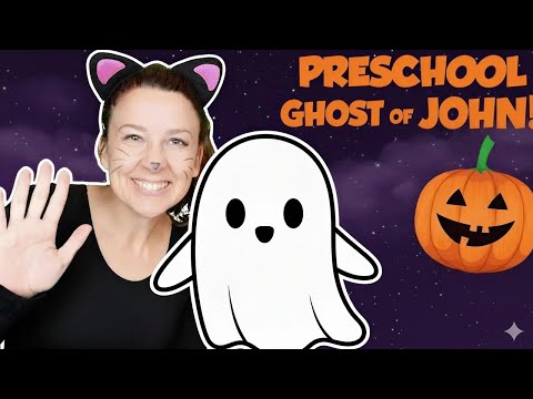 Ms Rachel sings Ghost of John - Halloween Songs - Super simple songs for learning English