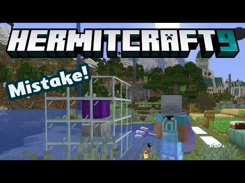 HermitCraft 9 ep 12: Mistake! I'm not always as funny as I'd like!