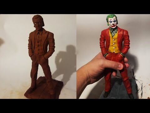Sculpting The New Joker With Clay - Joaquin Phoenix Version