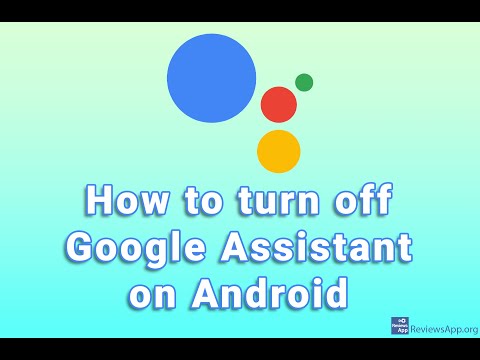 How to turn off Google Assistant on Android