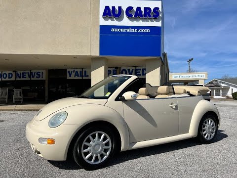 2005 VW New Beetle GLS Convertible A3171