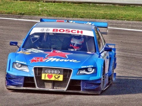 DTM ADRIA 2010 CRASH ALEXANDER PREMAT AUDI A4 DTM
