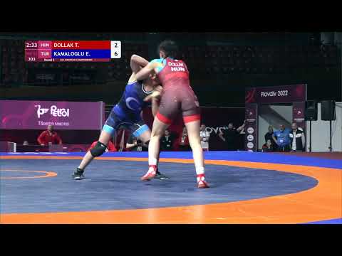 Round 5 WW - 57 kg: T. DOLLAK (HUN) v. E. KAMALOGLU (TUR)