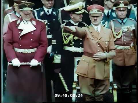 Hitlers 50th Birthday Parade Celebration