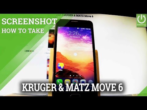Take Screenshot in KRUGER & MATZ Move 6 - Save Screen