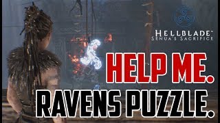 Hellblade Senua's Sacrifice : Align Ravens Puzzle (Third Puzzle Solution)