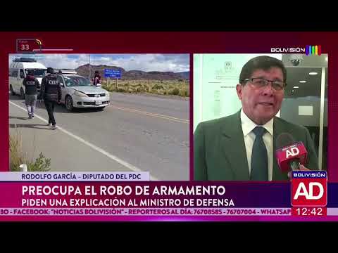 Preocupa el robo de armamento y piden una explicación al ministro de Defensa