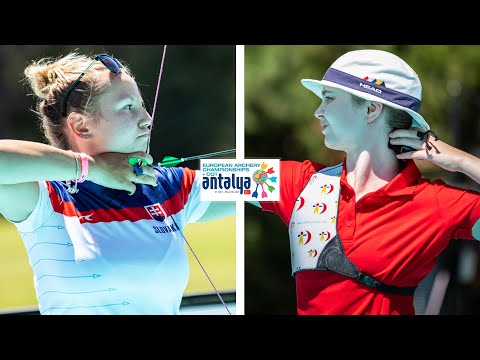 Denisa Barankova v Kirstine Andersen – recurve women bronze | Antalya 2021 European Championships