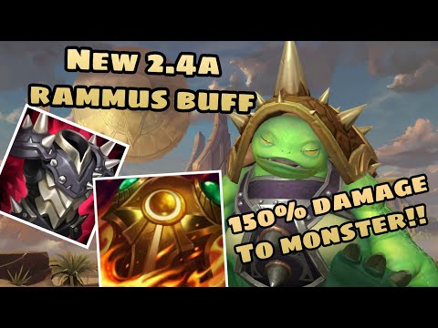 NEW BUFF ON RAMMUS MAKES HIM CLEAR CAMP SO FAST RIGHT NOW | Rammus gameplay | LOL WILD RIFT