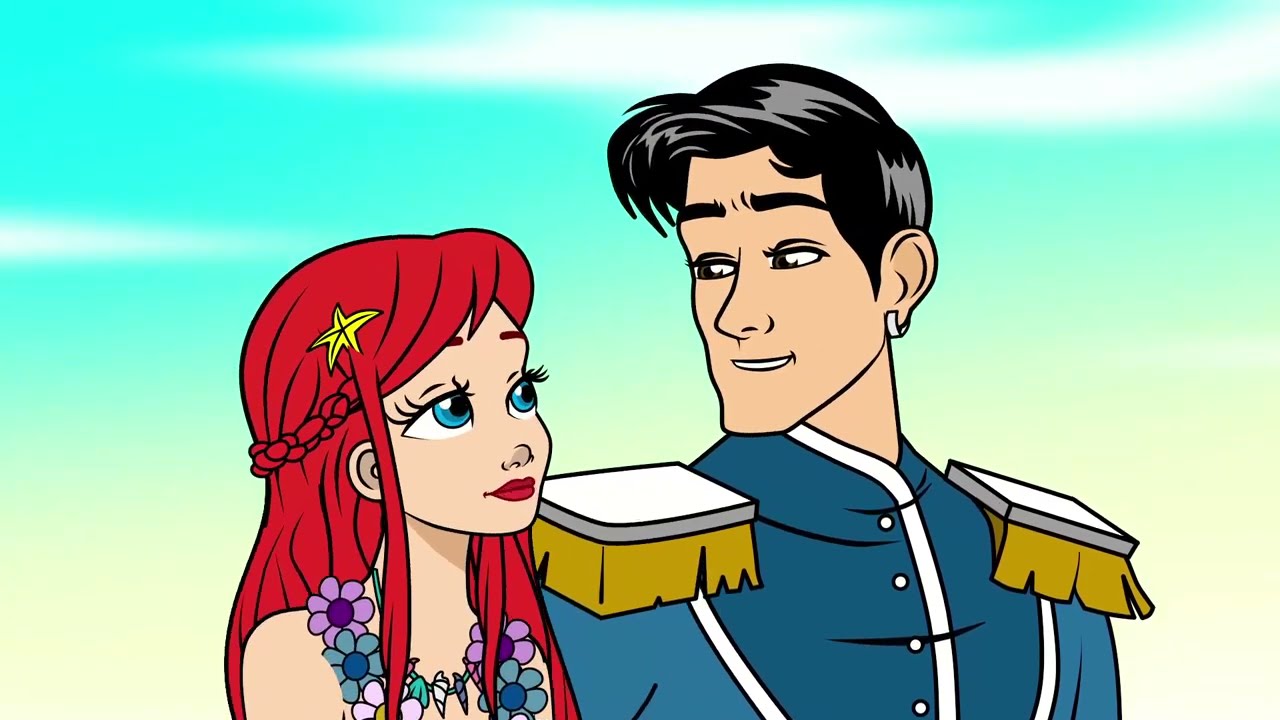 A Pequena Sereia | Série | Episódio 5 - Os Peixes Desaparecidos | Desenho animado com Os Amiguinhos