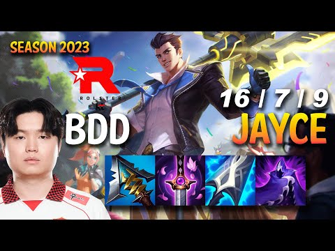 KT BDD JAYCE vs ZOE Mid - KR Ranked