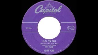 1953 HITS ARCHIVE: Vaya Con Dios - Les Paul &amp; Mary Ford (a #1 record)