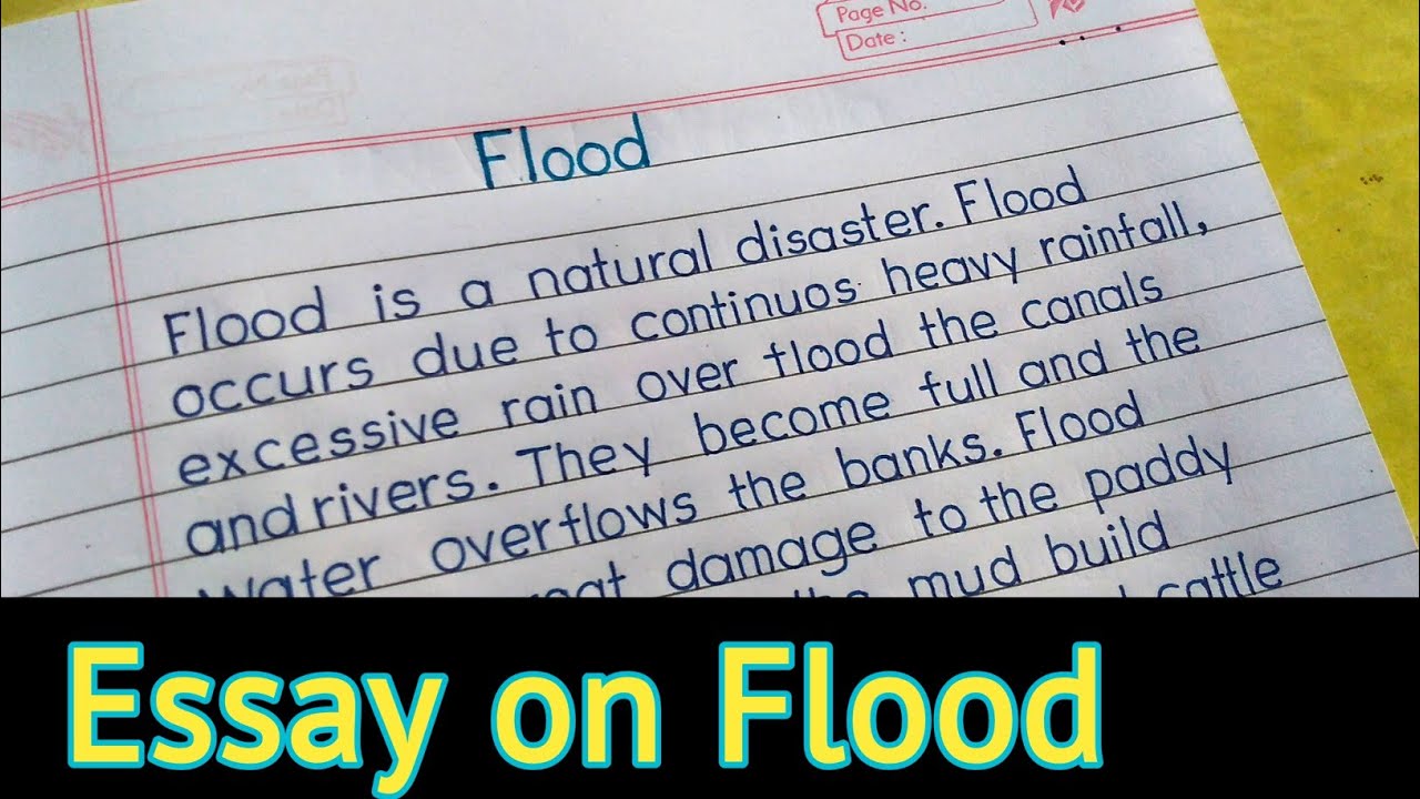Flood essay ||essay writing on flood ||flood essay writing ||Let's write||