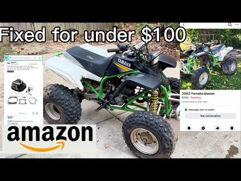 Can we fix this $250 Yamaha Blaster ATV for UNDER $100?