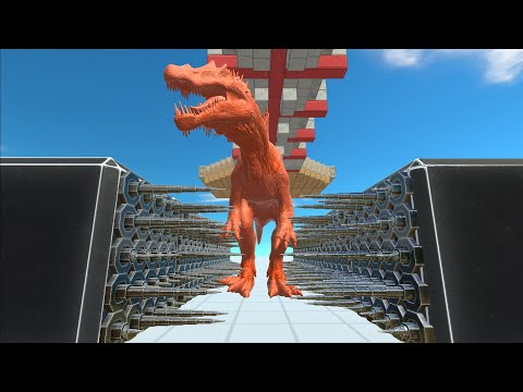 All Units Strongest RUN Thorny wall - Animal Revolt Battle Simulator