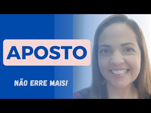 TIPOS DE APOSTO | Profa. Thais Andrade