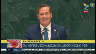 La espectacular defensa de Cuba en la ONU ante ofensas del embajador de EE.UU.