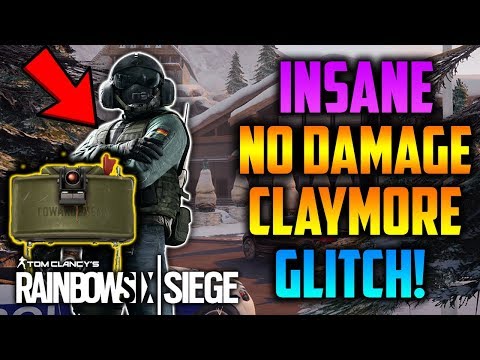 INSANE *INVINCIBLE CLAYMORE GLITCH! (NO DAMAGE) - Rainbow Six Siege