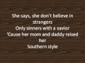Darius Rucker - Southern Style LYRIC VIDEO