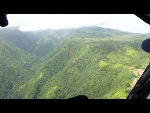 Eurocopter flight over Tahiti, French Polynesia, Part 3
