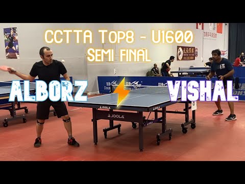 Vishal SURYAVANSHI [1503] vs Alborz [1220] - CCTTA Top8 - U1600 - Semi Final
