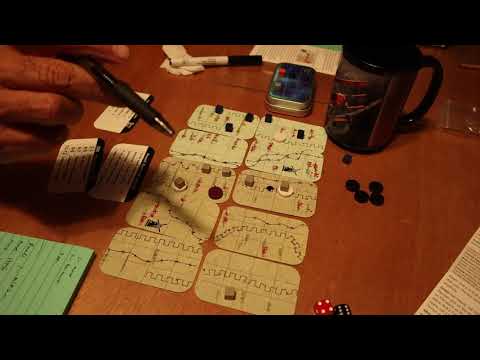 Trench Knife ww1 solo game play part 1