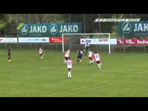 Oberliga BW 13. Spieltag, Die Tore der Partie: FSV Hollenbach vs. SV Kickers Pforzheim
