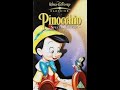 Closing To Pinocchio Special Edition UK VHS 2003