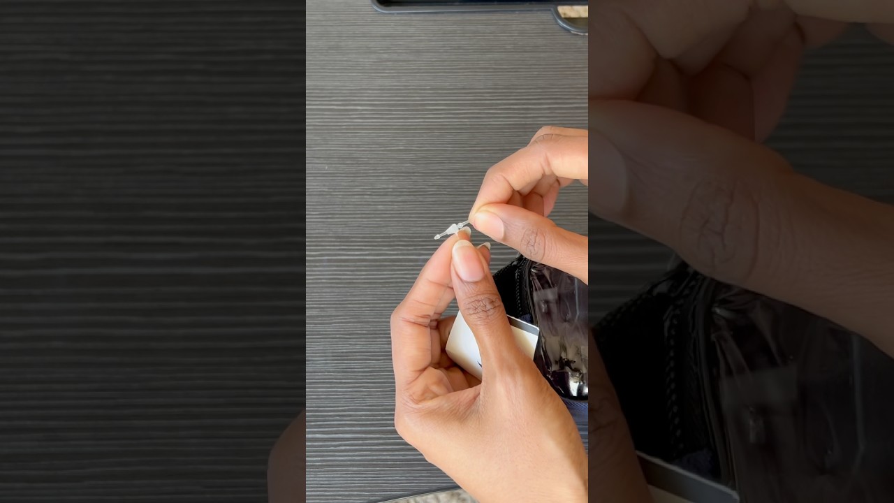 Tip to open Plastic Fastener Clear Hang Tag Snap Lock ll Plastic Tag Fasteners Pin Security Loop